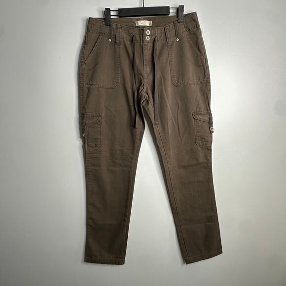 Levi's brown utility pants with cargo pockets size 8 - Picture 1 of 9